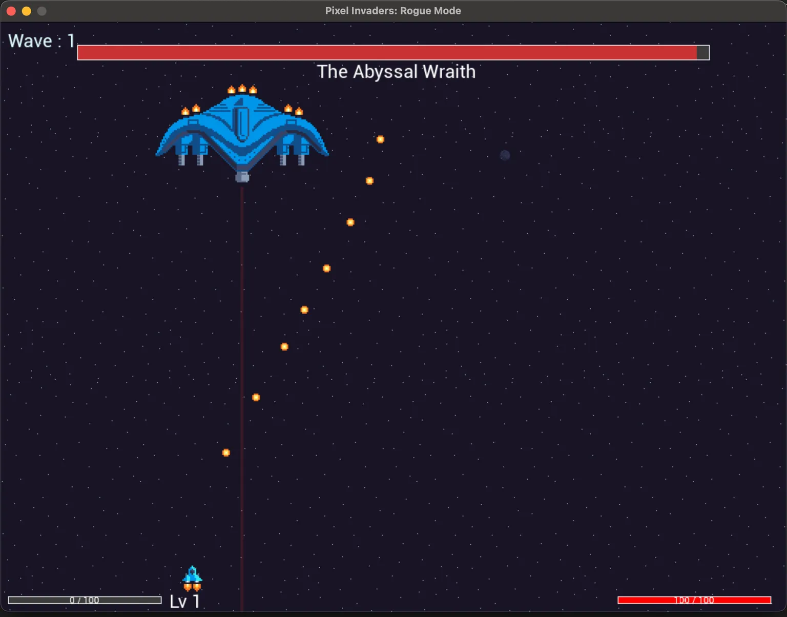PixelInvaders: Rogue Mode, a space-invaders clone with roguelike properties bolted on